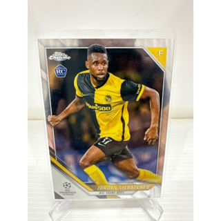 2021-22 Topps Chrome UEFA Champions League Soccer Cards Young Boys