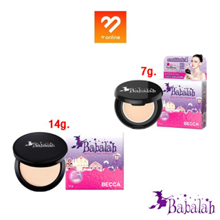 Babalah Becca UV 2 Way Powder Cake 7g./14g. บาบาร่า เบคก้า ยูวี ทูเวย์ พาวเดอร์ เค้ก แป้งผสมรองพื้น ปกปิด ติดทนนาน