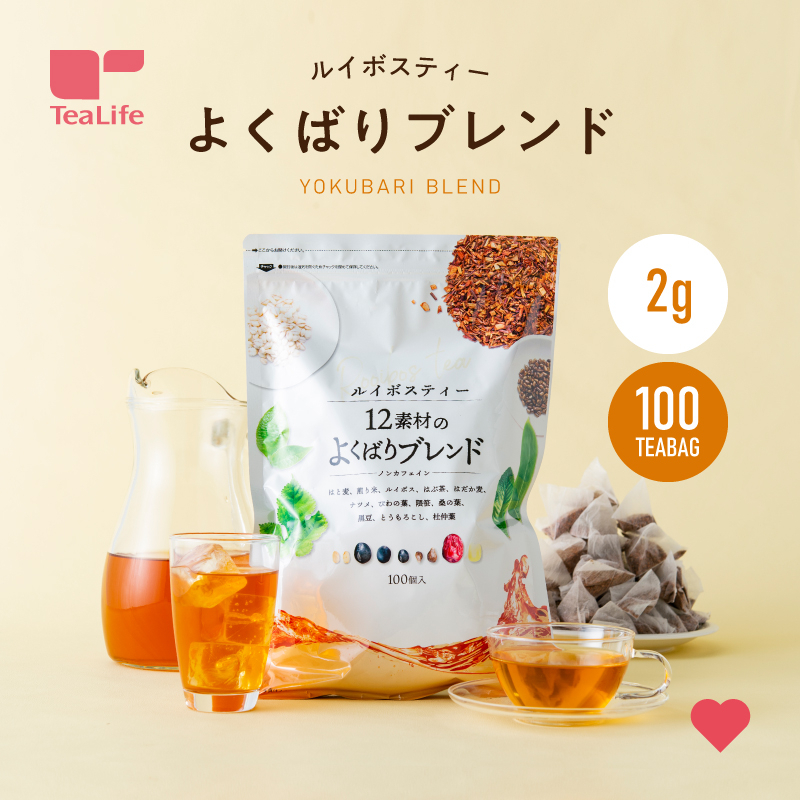 【Direct from Japan】Tea life Rooibos tea Yokubari blend of 12