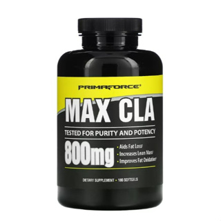 (ของแท้ พร้อมส่ง) Primaforce, Max CLA, 800 mg, 180 ซอฟเจล