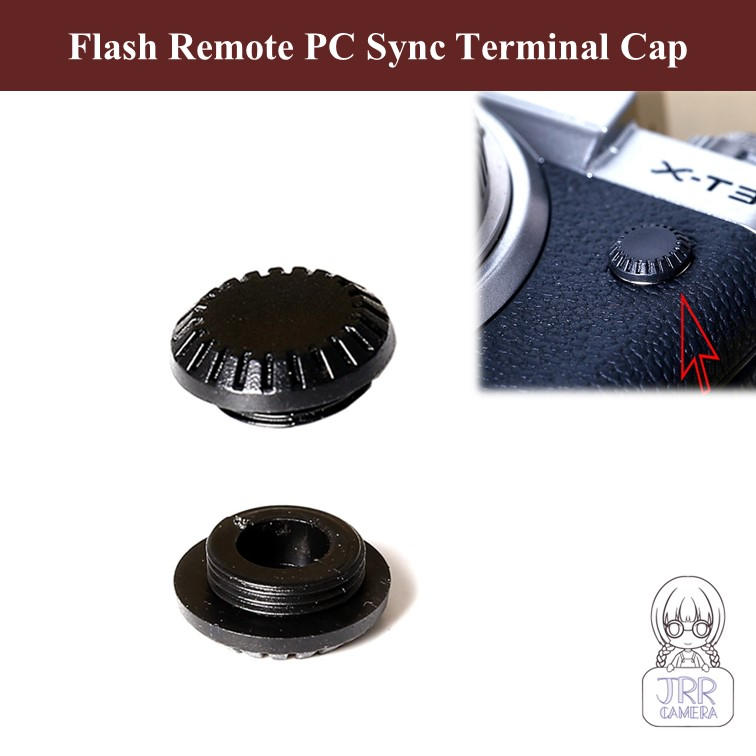 ฝาปิด PC Sync Terminal by JRR ฝาปิดช่องต่อแฟลช PC Sync ( Flash Remote PC Sync Terminal Cap