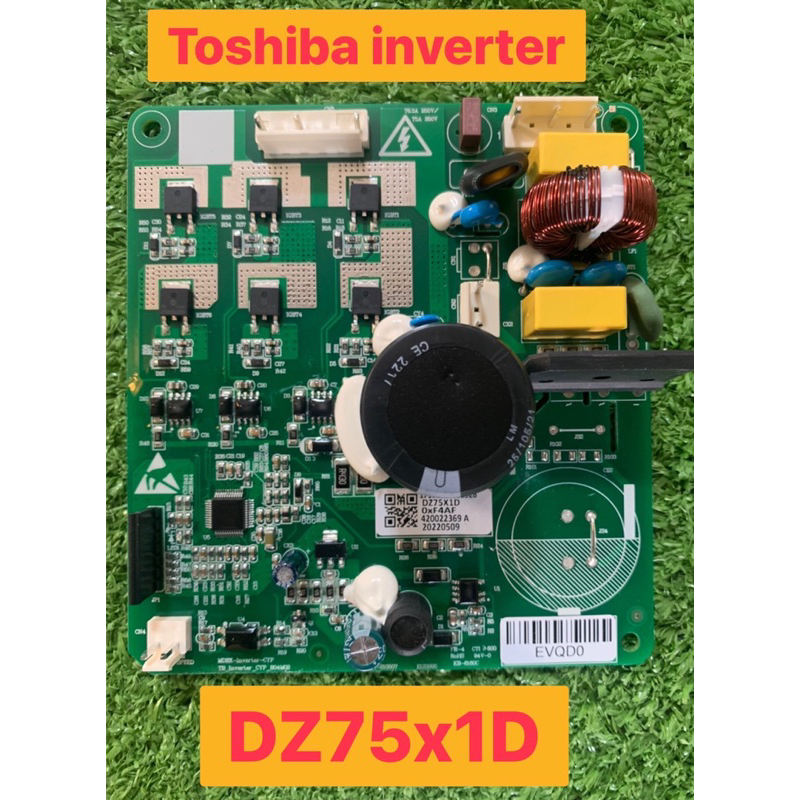 บอร์ดตู้เย็นtoshibaสีเขียว-ใช้กับคอมพ์dz75x1d