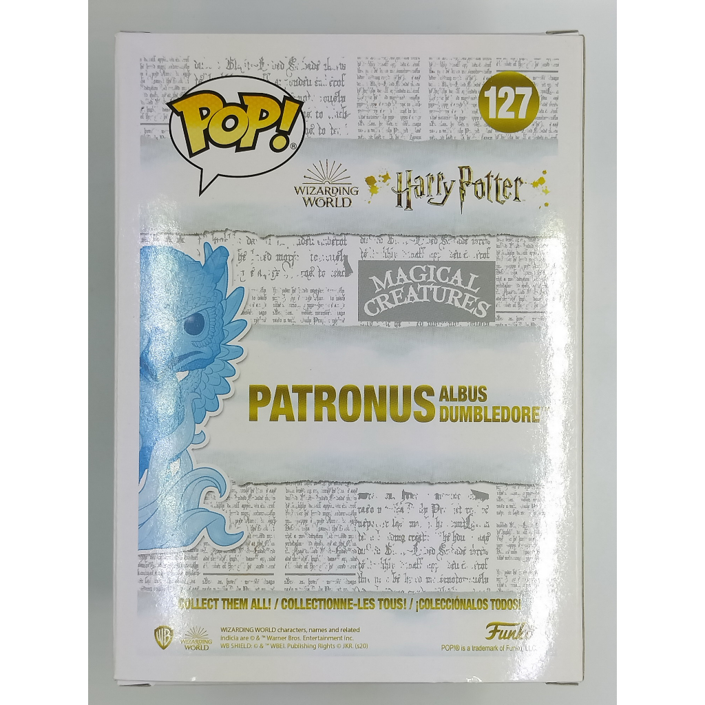 funko-pop-harry-potter-albus-dumbledore-patronus-127-กล่องมีตำหนินิดหน่อย