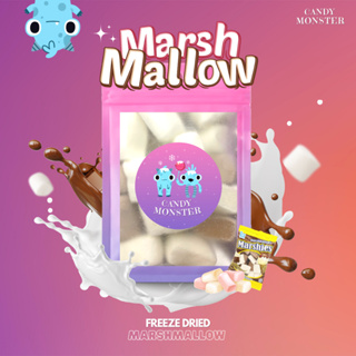 Freeze Dried Two-Tone Marshmallow | มาชเมลโล่ทูโทนฟรีซดราย By Candy Monster