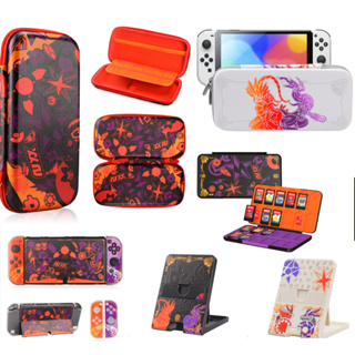 ภาพหน้าปกสินค้าเคสและอุปกรณ์ Nintendo Switch/oled pokemon scarlet violet จุกยางกระเป๋าและเคส กันน้ำ กันกระเเทก ที่เกี่ยวข้อง