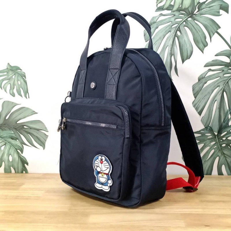 kipling-dorina-doremon-blue-backpack