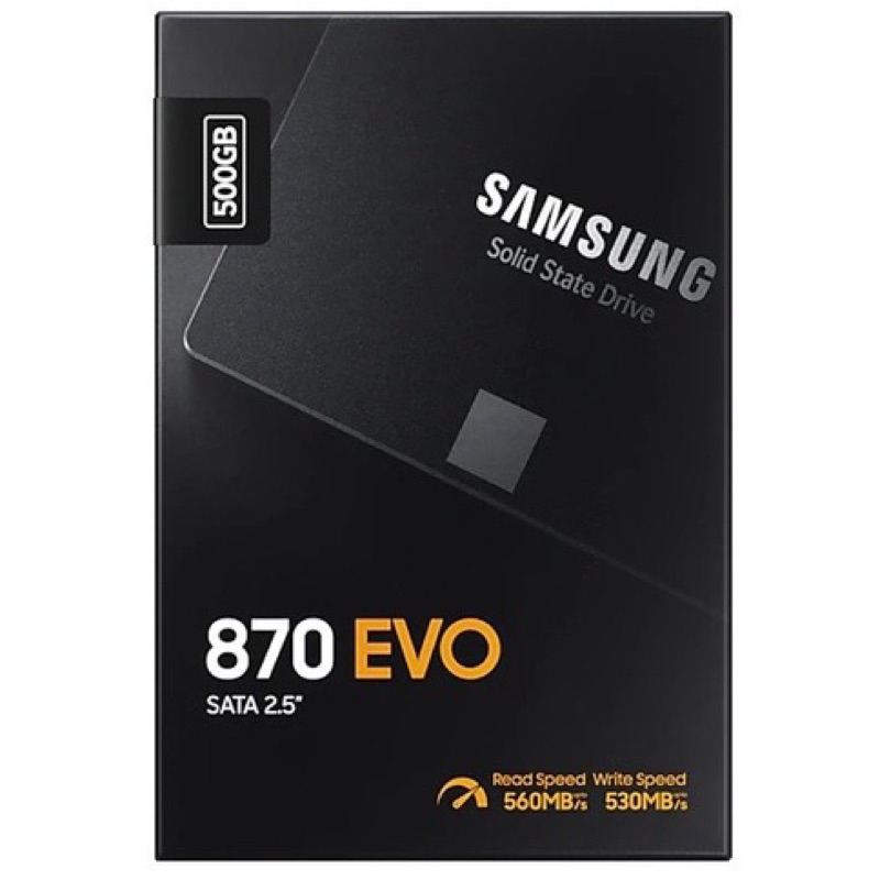 ภาพหน้าปกสินค้าSAMSUNG SSD 870 EVO SATA III 2.5" 500GB  MZ-77E500BW เอสเอสดี ของใหม่ จากร้าน tuckzsuvinai บน Shopee
