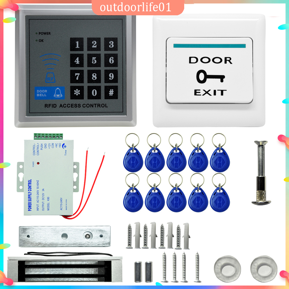 ODL ประตูไฟฟ้าล็อคการควบคุมการเข้าถึงแม่เหล็ก ID บัตรผ่านระบบ | Shopee ...