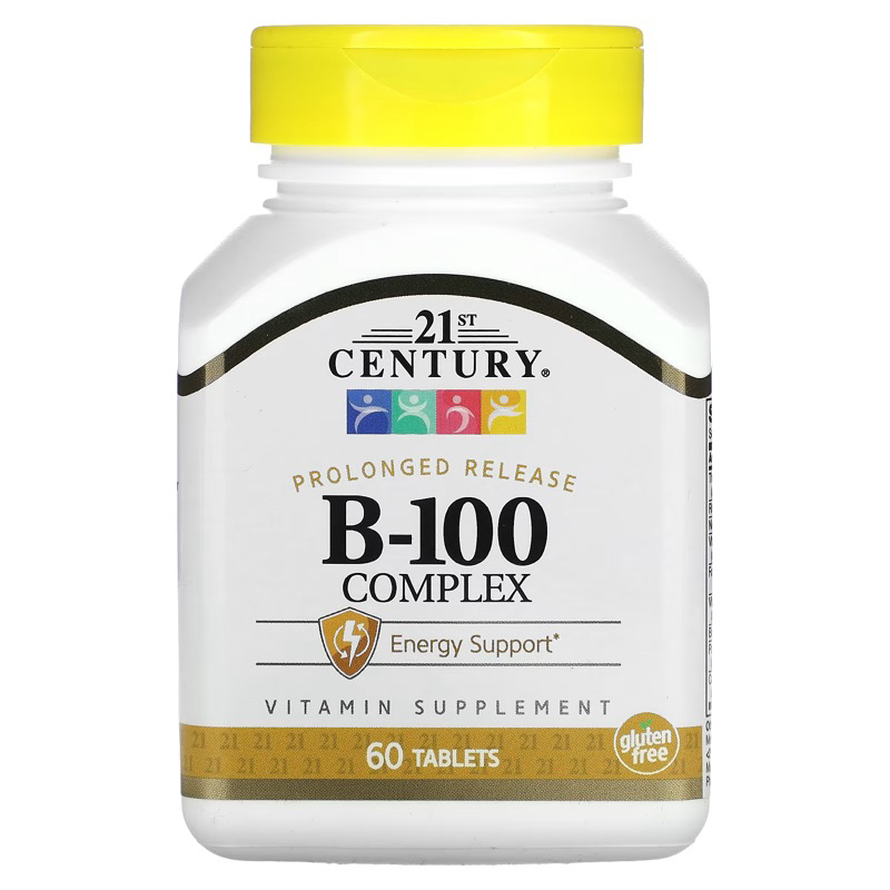 วิตามินบีรวม 21st Century Vitamin B100 Complex (B100), B50 Complex
