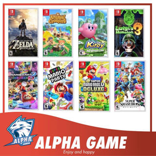 รวมเกมฮิต Nintendo Switch : Mario Kart/Mario Party/Zelda/Animal Crossing/Super Smash/Luigi /Mario Bros U/Kirby Forgotten