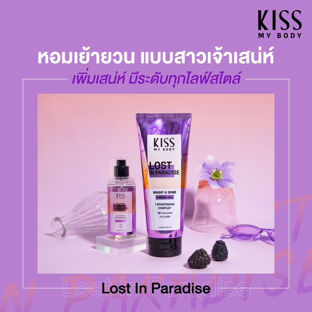 แพ็คคู่โลชั่นน้ำหอม-สเปรย์น้ำหอม-kiss-my-body-bright-amp-shine-เซ็ตโลชั่นน้ำหอม-คู่กับ-สเปรย์น้ำหอม