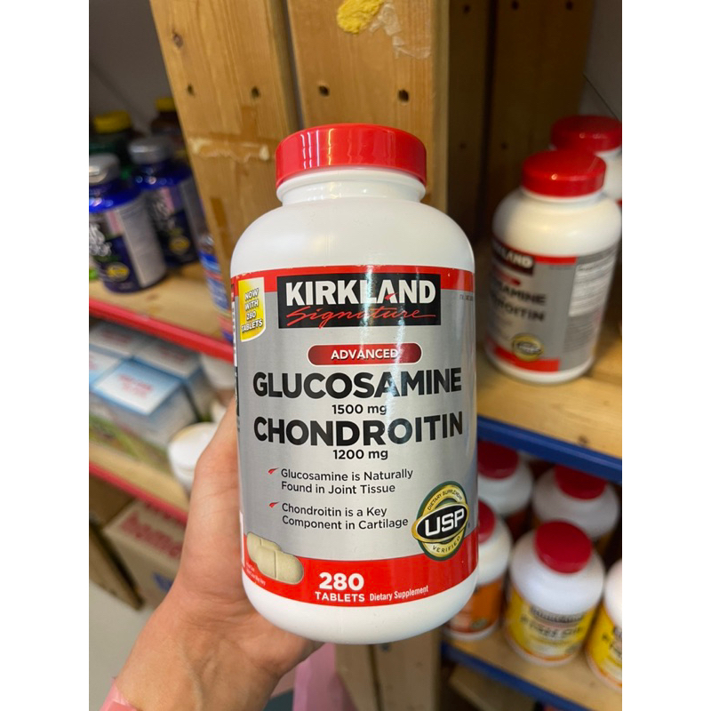 kirkland-glucosamine-hci-1500-mg-chondroitin-1200-mg-280-เม็ดวิตามินบำรุงกระดูก-ข้อเสื่อม-ข้ออักเสบ