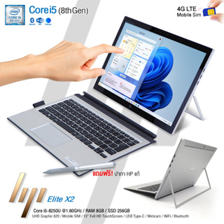 สินค้า โน๊ตบุ๊ค/แท็บเล็ต 2-in-1 HP Elite X2 /RAM 8GB /SSD 256GB/ จอ 13” Full HD /Webcam /Wifi /Bluetooth สภาพดี by Comdee2you