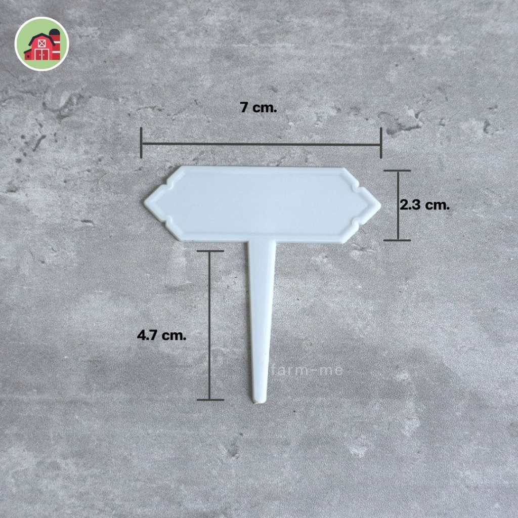 ป้ายชื่อต้นไม้ตัว-ป้ายตัวที-ป้ายปักต้นไม้-ขายส่ง100ชิ้น
