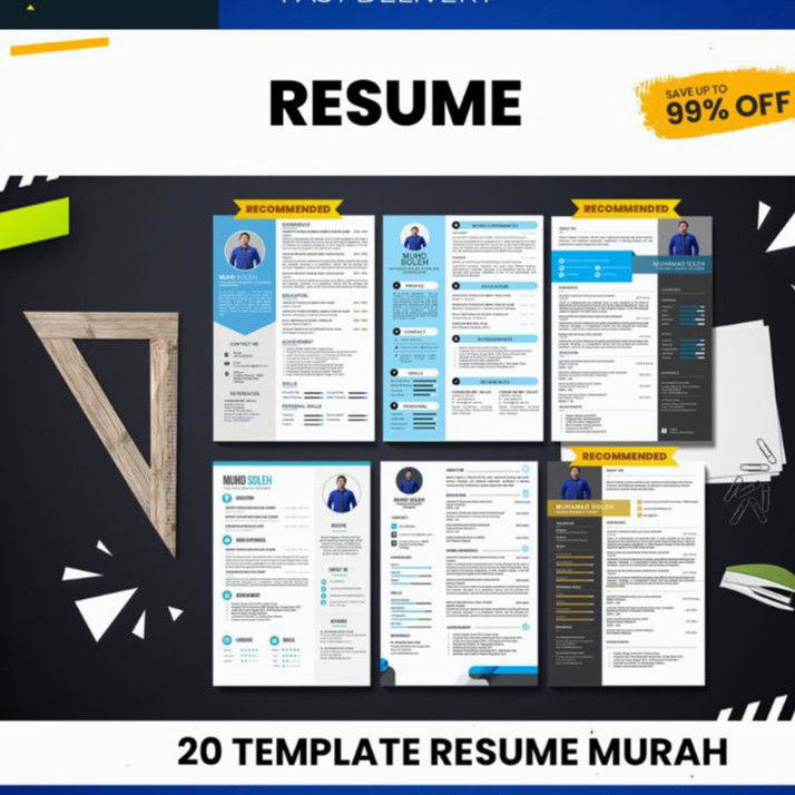 20-sets-english-premium-resume-templates-microsoft-word-editable-template-resume-premium-bahasa-inggeris