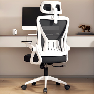 ภาพหน้าปกสินค้าKalevell เก้าอี้ เก้าอี้สำนักงาน เก้าอี้ทำงาน มีล้อปรับหมุนได้ แขนพับได้ 90 องศา เก้าอี้ขาเหล็กดีไซน์สวย Office Chair ที่เกี่ยวข้อง
