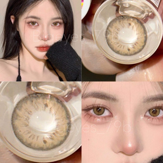 ✨ Brown ขนาดตาโต (Bigeyes)  สายตาปกติ สายตาสั้น ☀️กรองแสง uv เลนส์แท้จดทะเบียนถูกต้อง ผ่านอย.ไทย ✔️