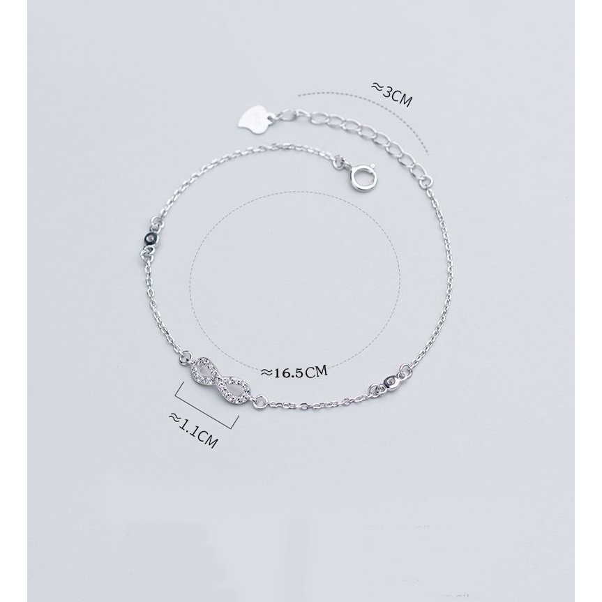 s925-infinity-bracelet-สร้อยข้อมือเงินแท้-อินฟินิตี้-รักไม่มีที่สิ้นสุด-ใส่สบาย-เป็นมิตรกับผิว