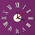 นาฬิกาติดผนัง-เลขโรมัน-ของแต่งบ้าน-ยอดฮิต-diy-wall-clock-1219-สีดำ