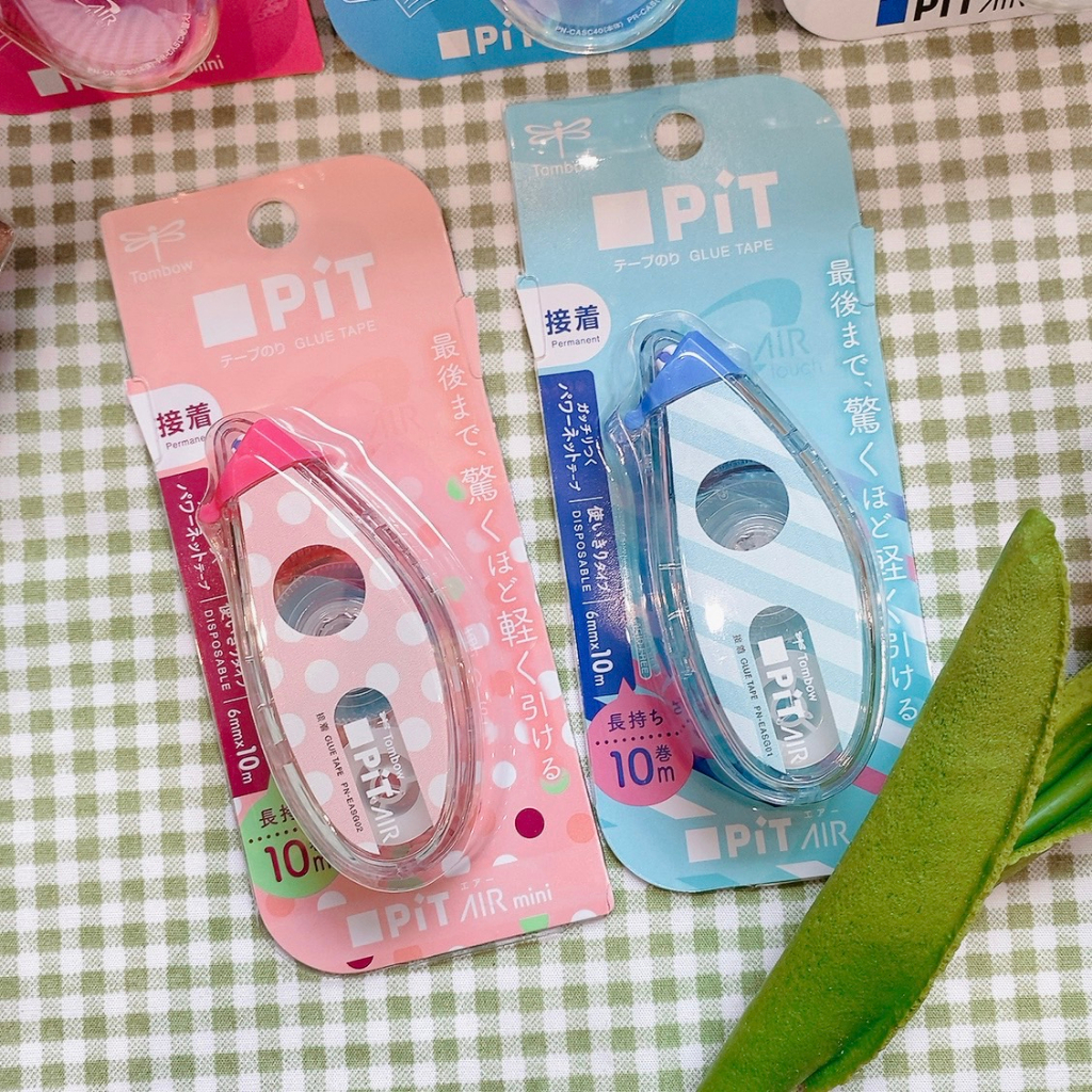 tombow-pit-air-mini-glue-tape-double-sides-ทอมโบว์-พิท-แอร์มินิ-เทปกาว-2-หน้า-ขนาดพกพา-ติดทน-แน่นหนา