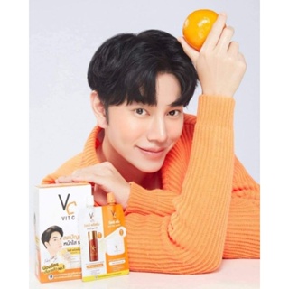 ของแท้/มีของแถม✅️ 🍊วิตซีน้องฉัตร ซองคู่ แบบใหม่แบบสับ!! ✨ มาในรูปแบบซองคู่ ใช้ได้แบบ 2 STEP