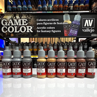 VALLEJO GAME COLOR METAL กลุ่มสีโลหะ ซีรีย์เกม