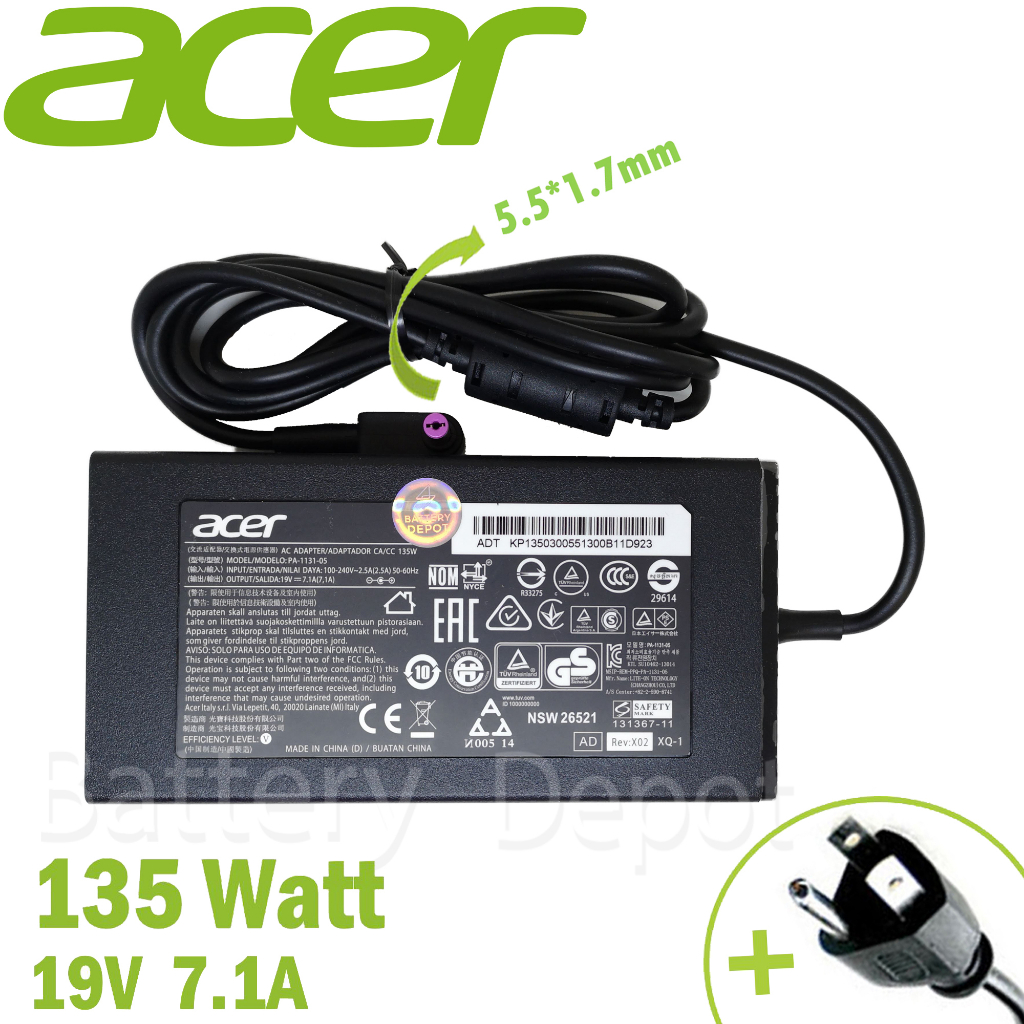 acer-adapter-ของแท้-acer-nitro-7-an715-51-135w-5-5-สายชาร์จ-acer-อะแดปเตอร์