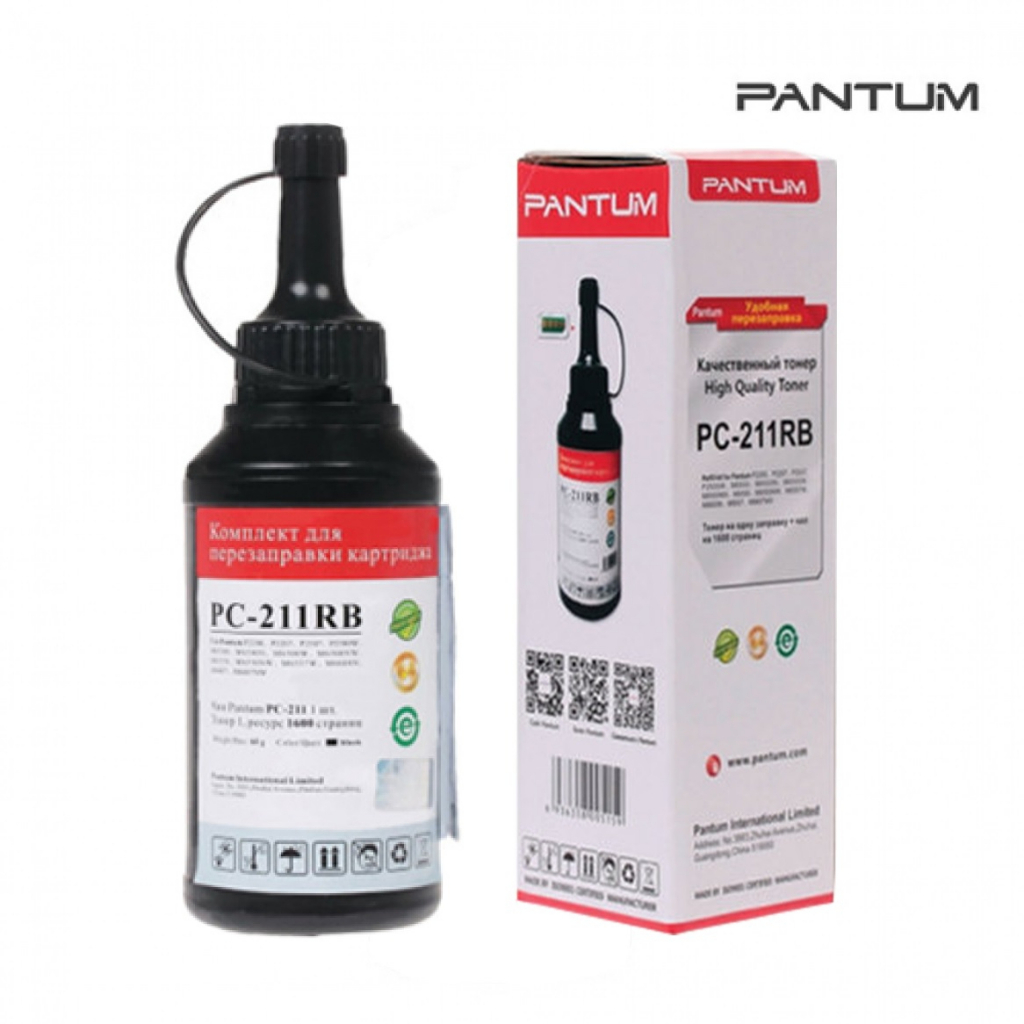 Pantum Refill Toner PC-211 RB แพนตรั้ม หมึกเติมแท้ รุ่น PC-211 RB ...