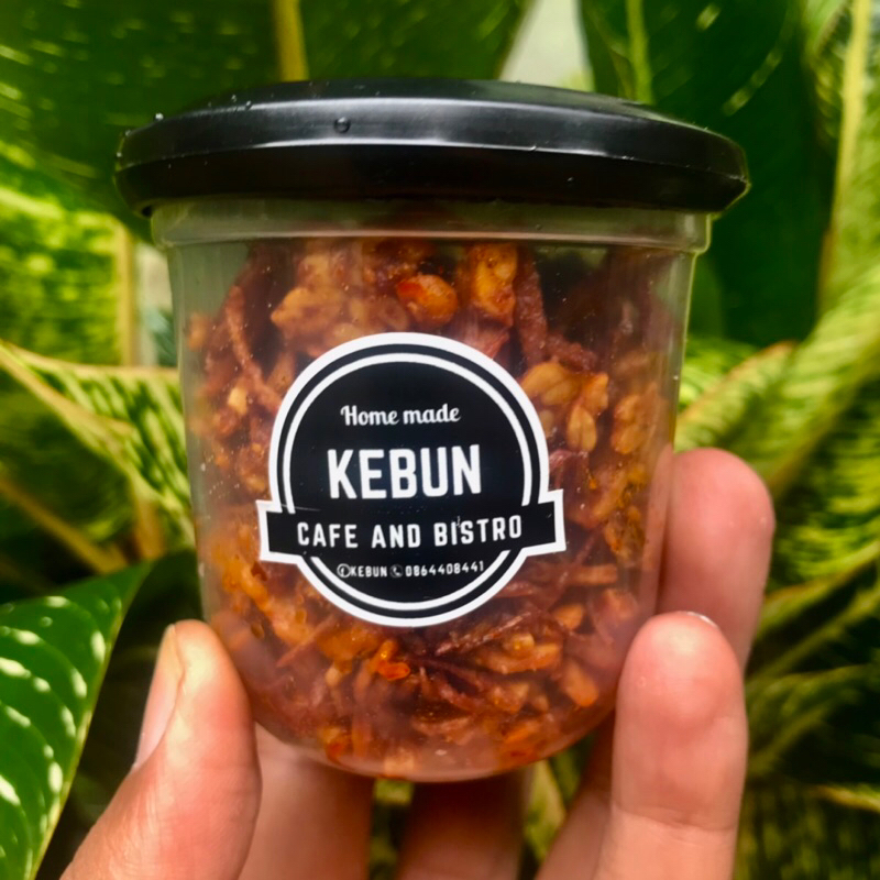 น้ำพริกเทมเป้กรอบ 50 กรัม HOT Tempeh Chili Crisp by Kebun Shopee Thailand