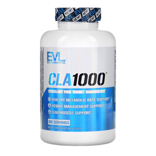 EVLution Nutrition CLA1000, Stimulant Free Weight Management, 180 capsules