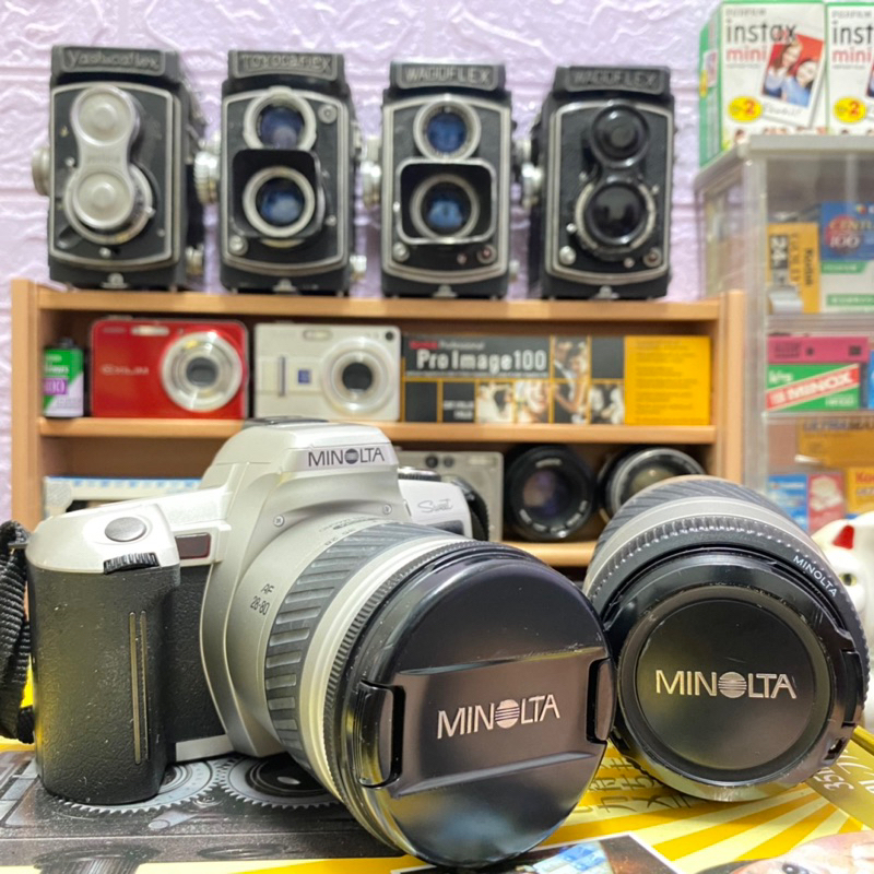 กล้องฟิล์ม-minolta-sweet-เลนส์-28-80-mmและ-75-300