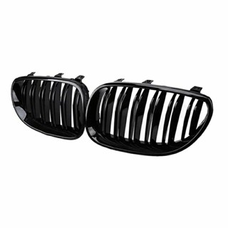 กระจังหน้า 1 คู่ Gloss Black Car Front Kidney Grill for BMW 5 Series E60 E61 M5 520I 535I 550I 2003-2010 Sedan