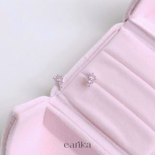 earika.earrings - pink star tiare piercing จิวหูเงินแท้จี้คฑาดาวสีชมพู (ราคาต่อชิ้น) เหมาะสำหรับคนแพ้ง่าย