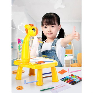 สินค้าพร้อมส่งจากไทย โต๊ะวาดภาพมีเพลง โต๊ะโปรเจคเตอร์ฉายภาพ กระดานวาดภาพเด็ก ของขวัญสำหรับเด็ก