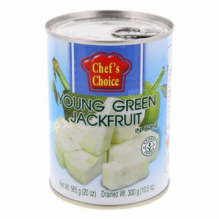 Chefs Choice - ขนุนอ่อนในน้ำเกลือ ( Young Green Jackfruit in Brine ) : ตรา Chefs Choice