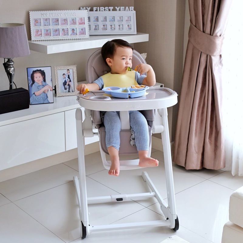 เก้าอี้เด็ก-เก้าอี้นั่งทานข้าวเด็ก-พับได้-ปรับเอนนอนได้-high-chair-เก้าอี้นั่งกินข้าวเด็ก-มีล้อ-เลื่อนได้-พร้อมส่ง