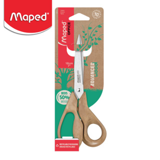 Maped (มาเพ็ด) กรรไกร ADVANCED WOOD 7 นิ้ว รหัส SC/498111