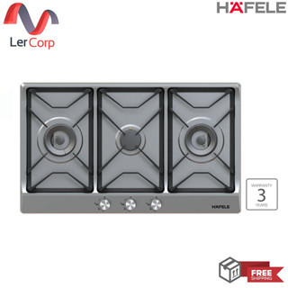 [0% 10 เดือน] (HAFELE) เตาแก๊ส พลัส+ ซีรีย์ GAS HOB PLUS+ SERIES รุ่น FINLO (495.06.164)