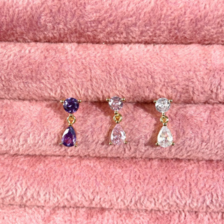 Confetti Sunday Bijoux Pear Earrings
