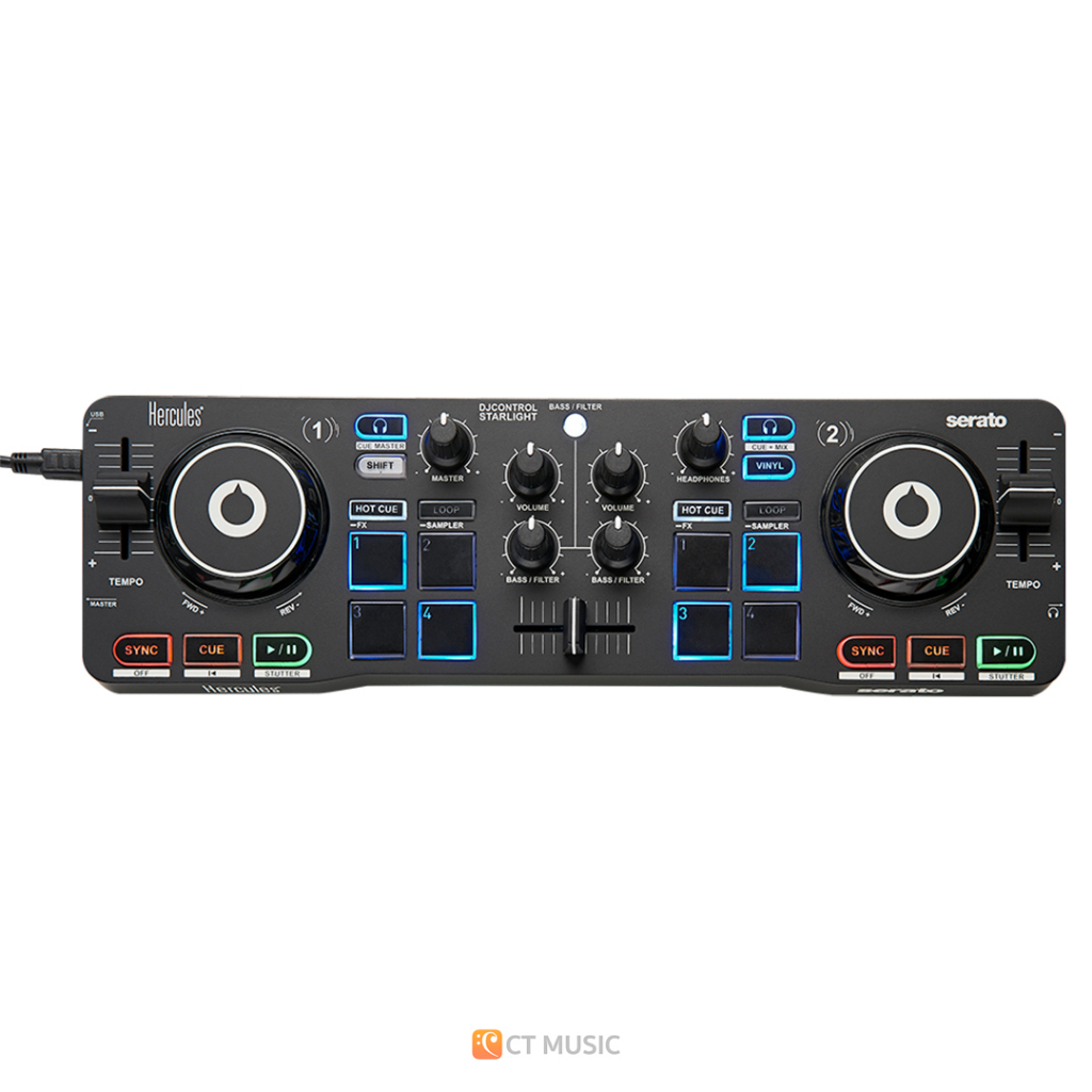 hercules-dj-control-starlight-ดีเจ-คอนโทรลเลอร์-dj-controllers