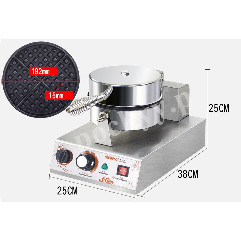 hf-01-วาฟเฟิล-เตาทำขนม-เครื่องทำวาฟเฟิล-วาฟเฟิลเบลเยี่ยม-เครื่องทำวาฟเฟิล-พร้อมส่ง