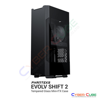 Phanteks Evolv Shift 2 mini ITX (Satin Black) -- Tempered Glass Panels สีดำ (เคส) Case