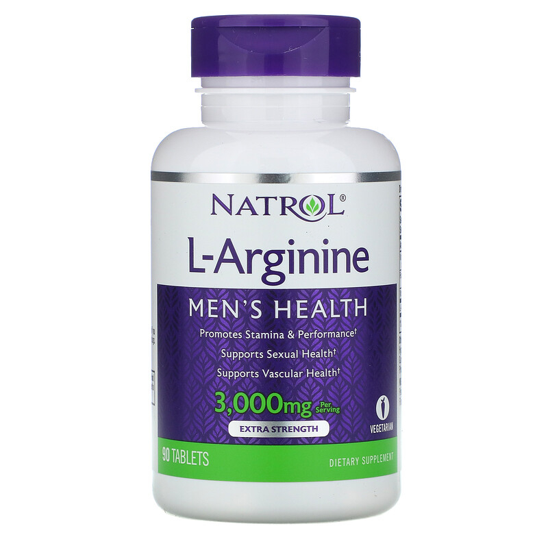 พร้อมส่ง-natrol-l-arginine-extra-strength-3-000-mg-90-tablets-แอล-อาร์จินีน