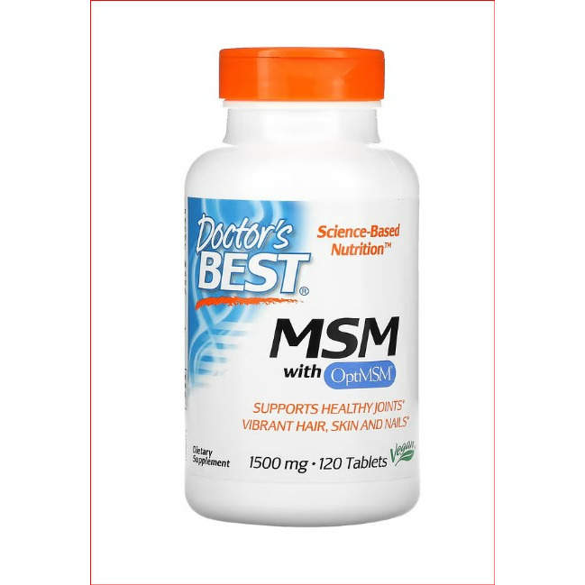 Doctor's Best, MSM with OptiMSM ขนาด 1,500 มก. 120 เม็ด | Shopee Thailand