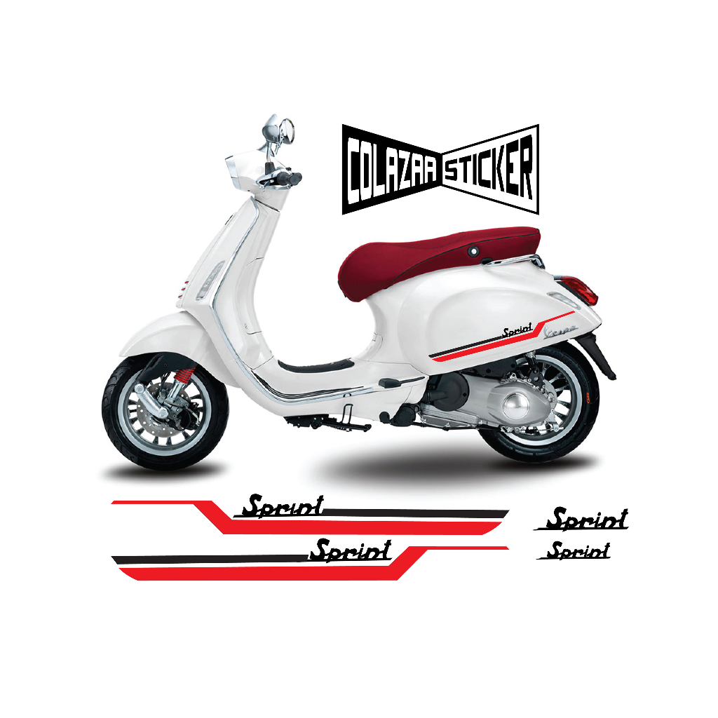sticker vespa sprint #1 | Shopee Thailand