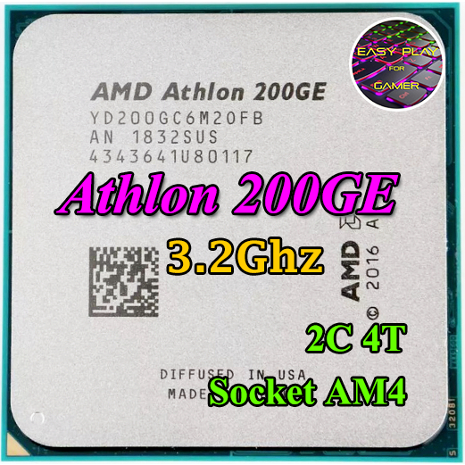 CPU AMD Athlon 200GE 3.2GHz Socket AM4 2 4 1