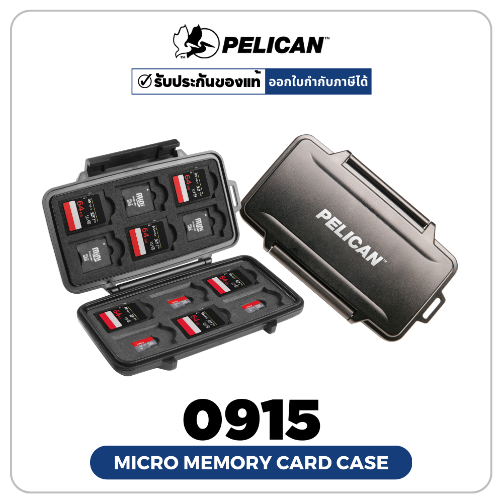 Cf Card Pelican 0945 Compact Flash Card Case - Holds 6 Cards
