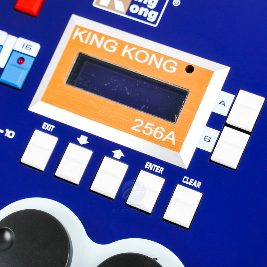 king-kong-kk256a-บอร์ดควบคุมไฟเวที-dmx-lighting-controller-ไม่รวม-rack
