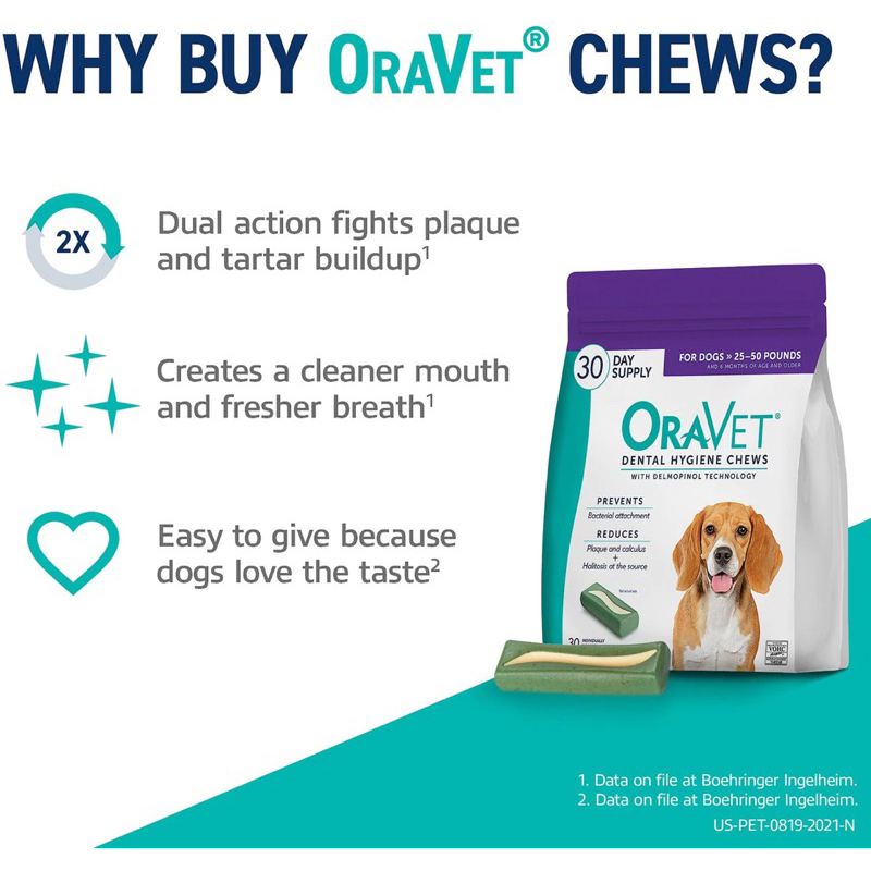 ขนมขัดฟันสุนัข-oravet-dental-hygiene-chews-รุ่น-medium-สำหรับสุนัขพันธุ์กลาง-ขนาด-30-ชิ้น