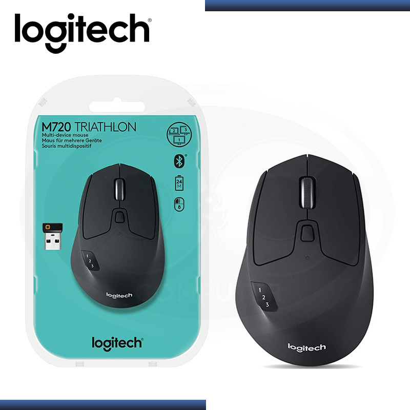 ⚡️เมาส์ไร้สาย⚡️ LOGITECH M720 Triathlon Multi-Device Wireless Mouse ...